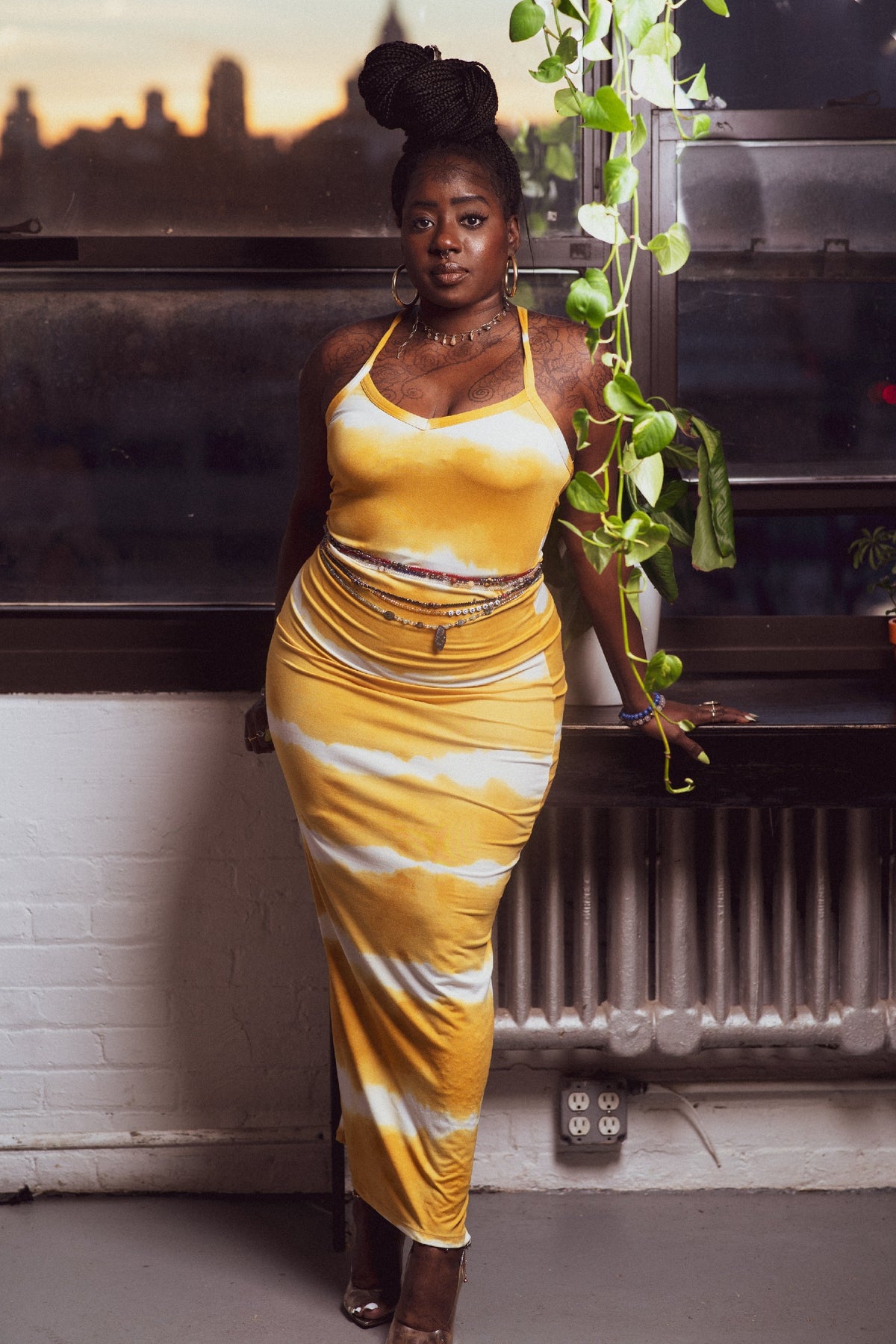 Tie-Dye Racer Back Maxi - Noli-Fashion
