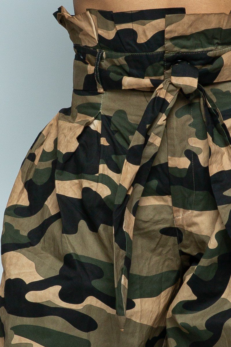 Paper Bag High Waist Pant - Noli-Fashion