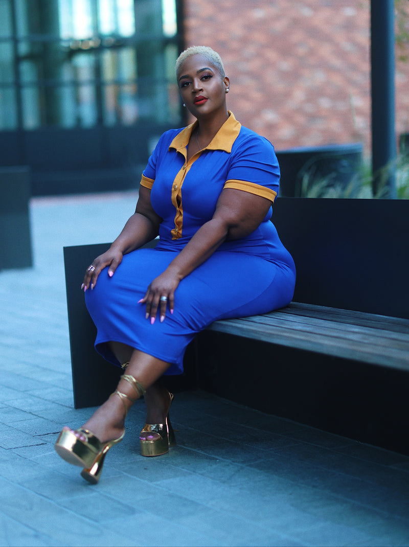 Give Em the Blues Dress - Noli-Fashion