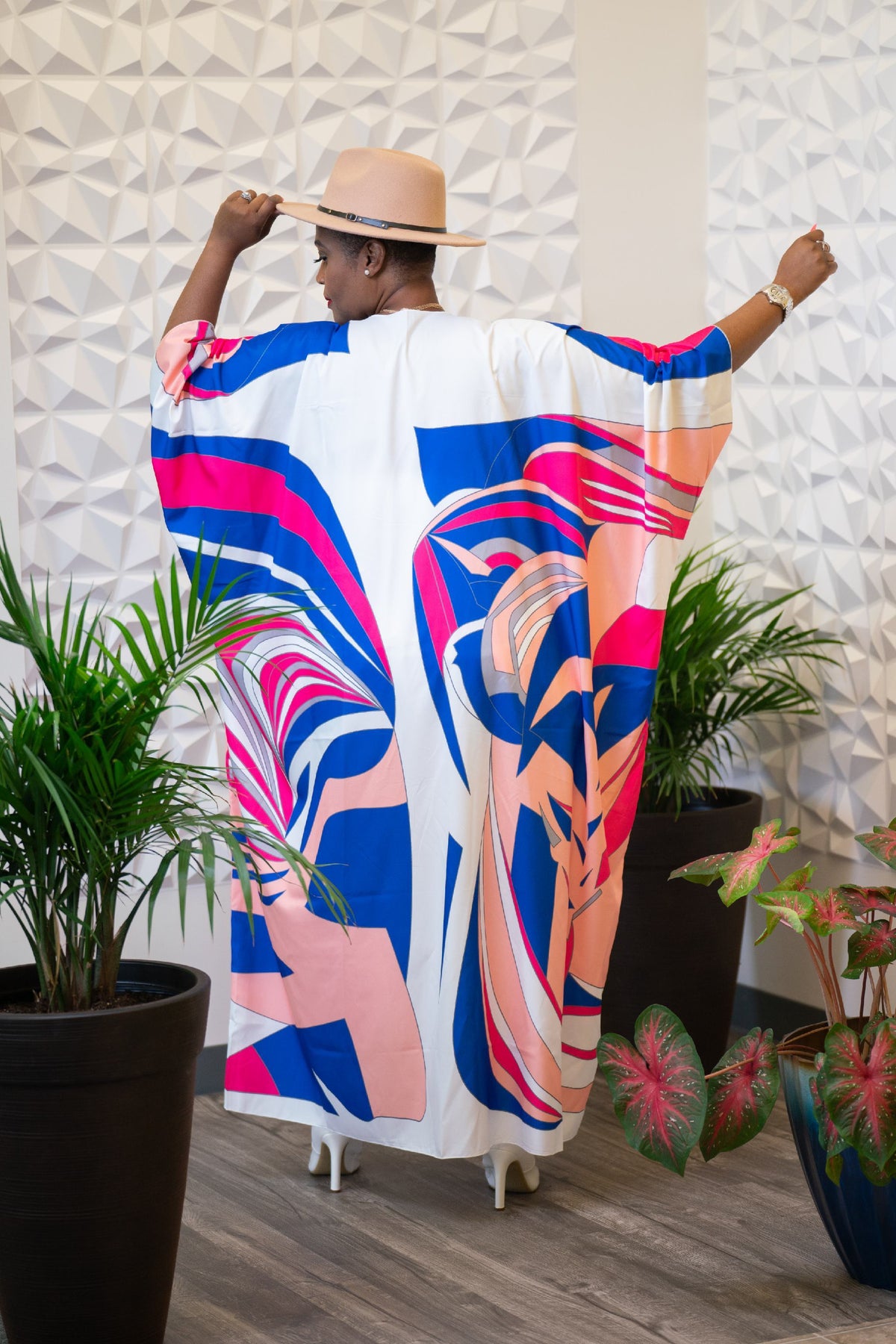 Blue Hues Kaftan - Noli-Fashion