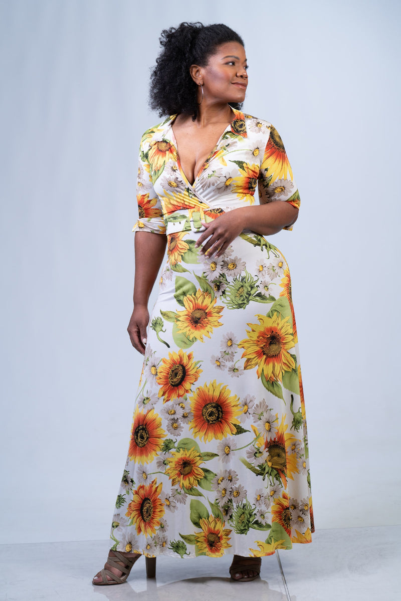 Fields of Daises Maxi Dress - Noli-Fashion