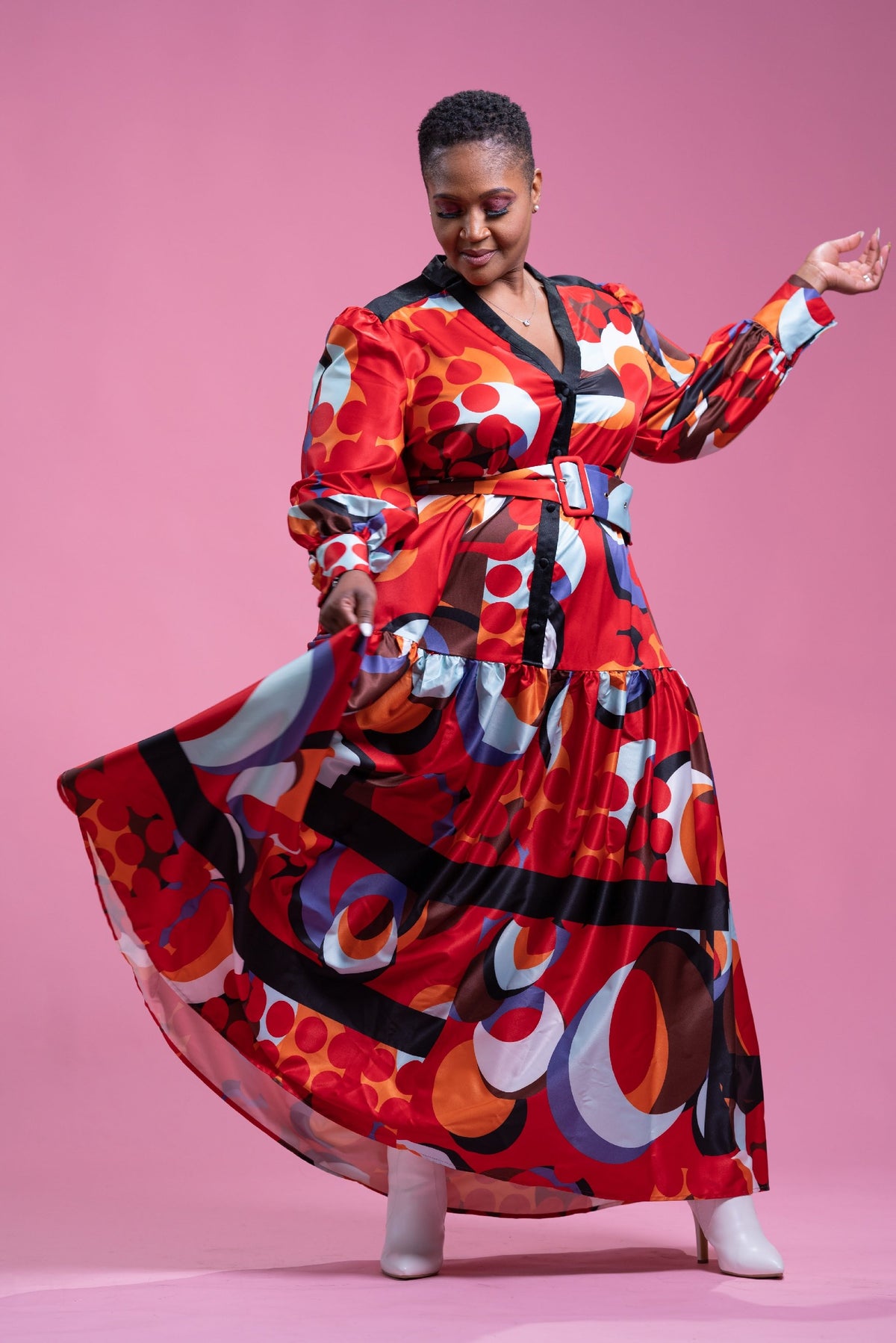 Abstract Art Dress - Noli-Fashion