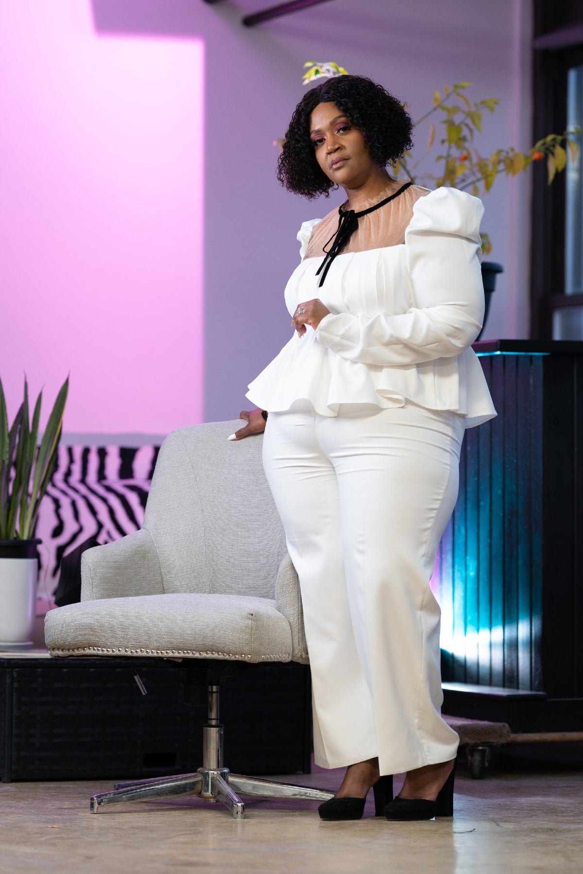 She Fancy Pant Set - Noli-Fashion