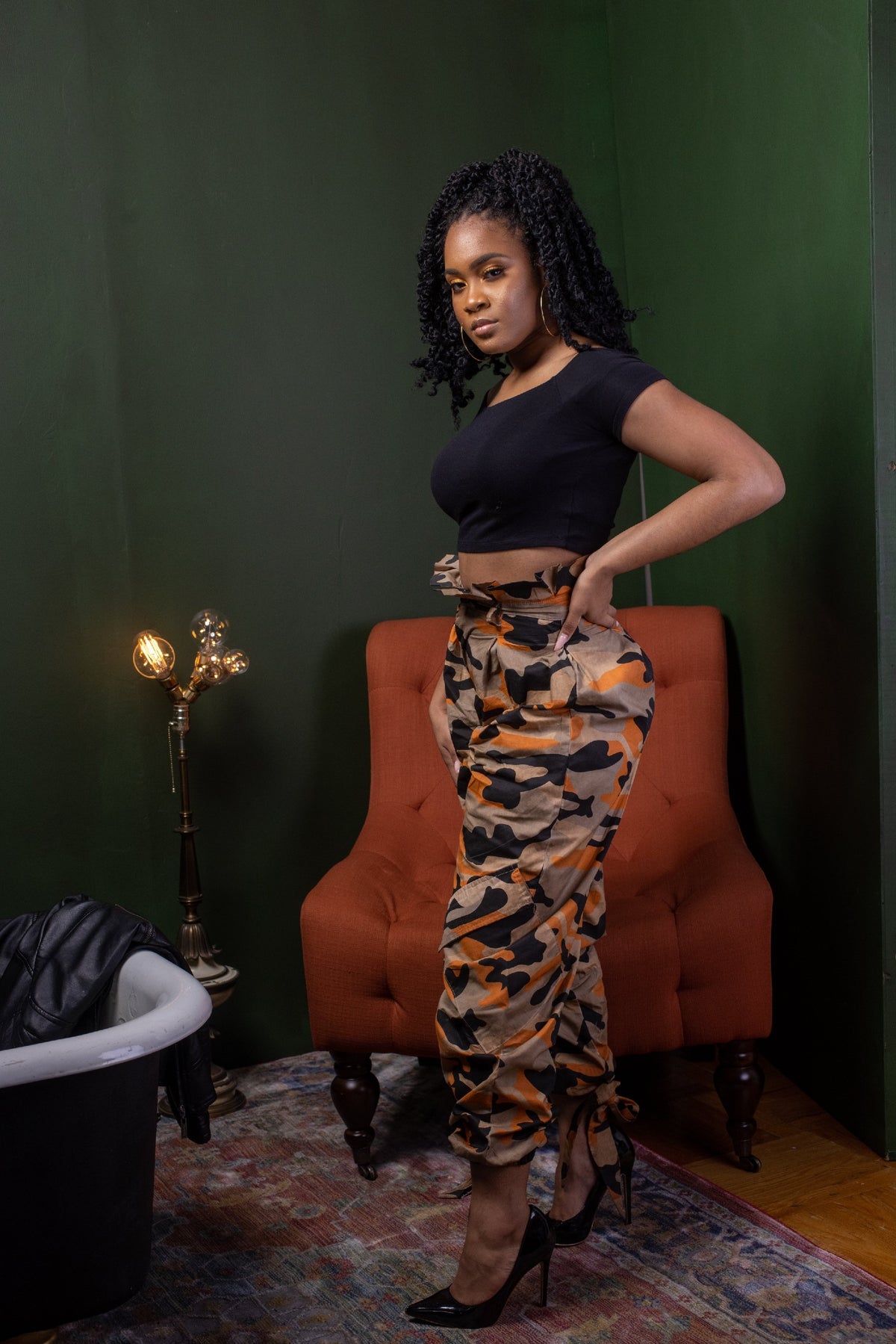 Paper Bag High Waist Pant - Noli-Fashion